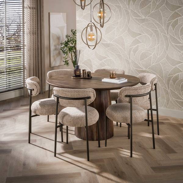 Eettafel Central 130 x 130 cm