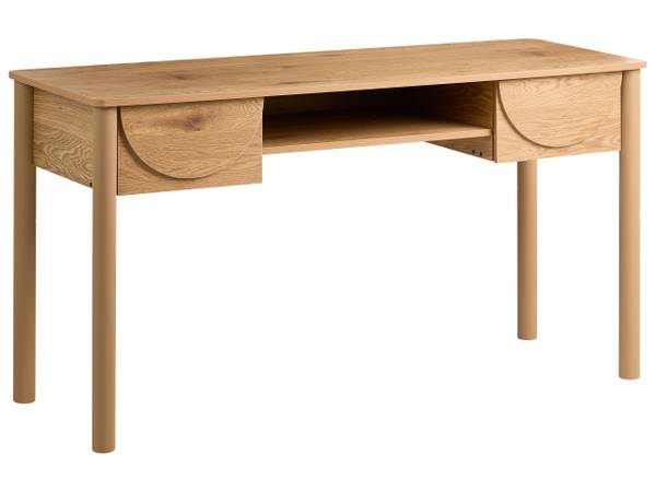 Bureau SENDRA bruin - plaatmateriaal op houtbasis - 140 x 75 x 50 cm