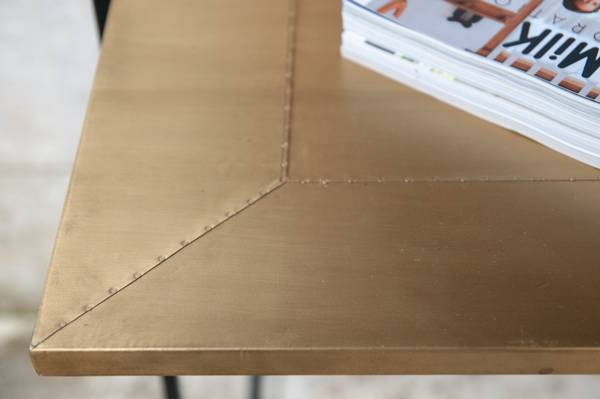 Schreibtisch Boston Schwarz - Metall - 60 x 190 x 80 cm