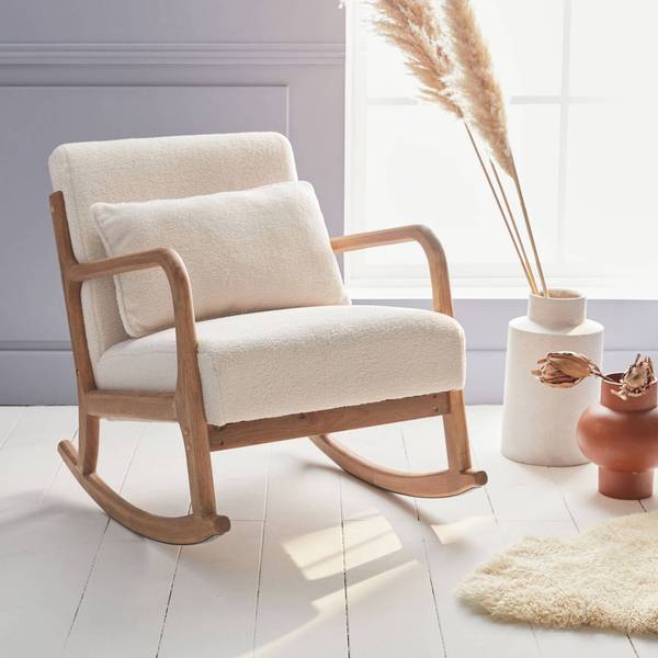 Sessel Weiß - Textil - 80 x 81 x 65 cm