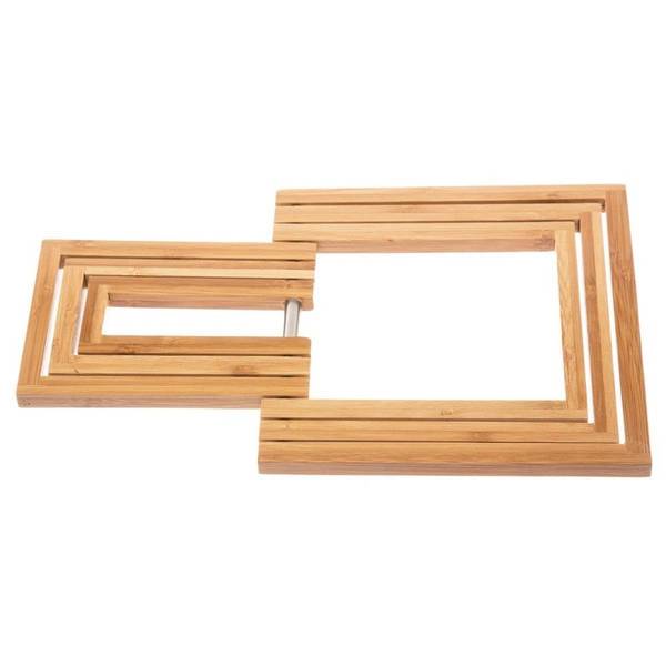 Erweiterbarer Untersetzer BAMBOU CUISINE Bambus - 19 x 1 x 34 cm