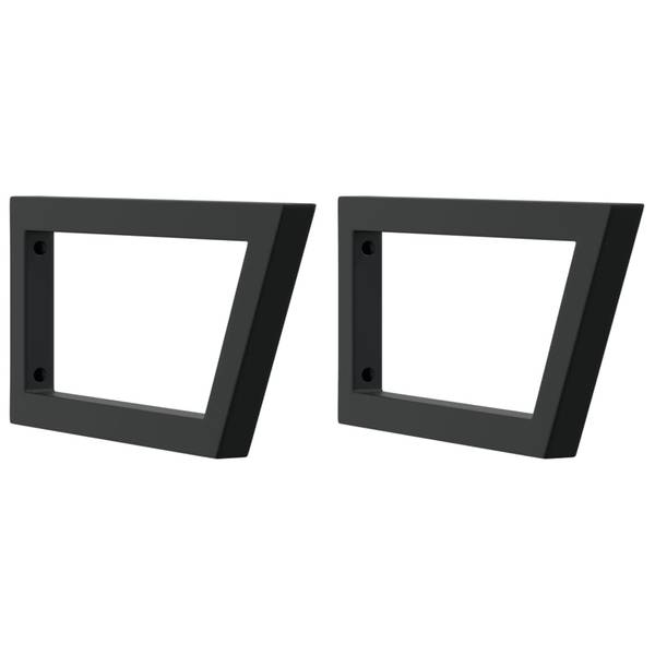 Waschtischplatte 3042574-2 Schwarz - Braun - 50 x 2 x 50 cm