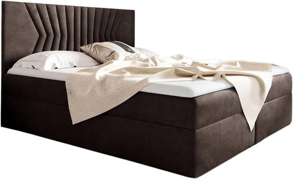 Boxspringbett BOTTI H3 Braun