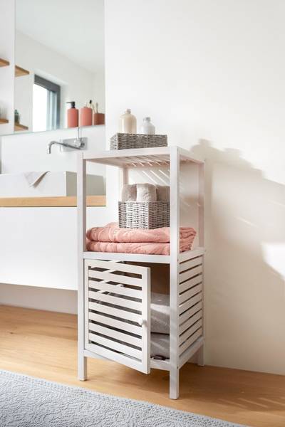 Panier de rangement Gris - Papier - 14 x 7 x 20 cm