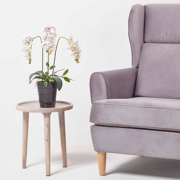 Künstliche Orchidee Lifelike Weiß - Polyester - 22 x 56 x 56 cm