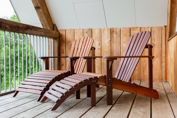 Adirondack Gartenstuhl Toronto geölt Braun - Mahagoni - 86 x 88 x 78 cm
