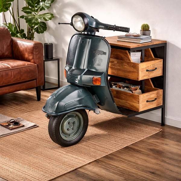 Regal VIAGGIO Grau - Metall - 70 x 107 x 105 cm
