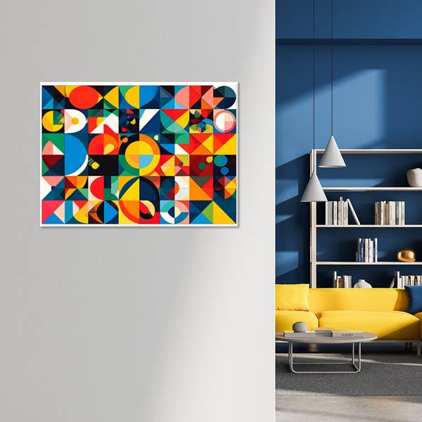 Wandbild Abstraktion 120 x 80 cm