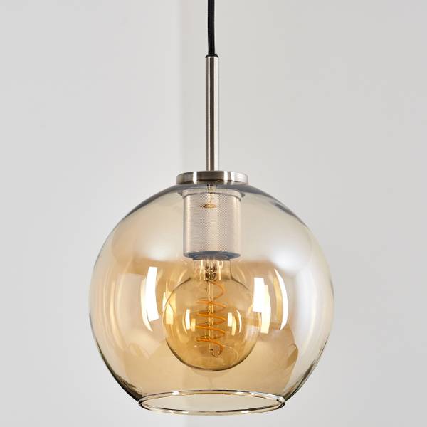 Deckenleuchte Cesaro Orange - Metall - 24 x 35 x 24 cm