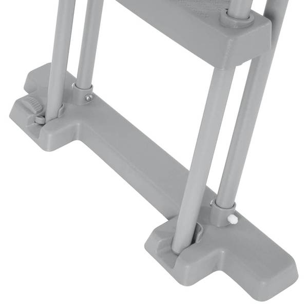 Pool Sicherheitsleiter 93340 Grau - Metall - Kunststoff - 1 x 122 x 1 cm