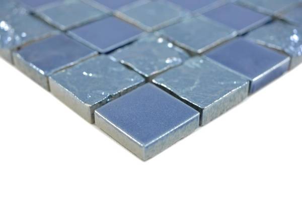 Mosaikfliesen 18-0004 Blau - Keramik - 32 x 32 x 32 cm