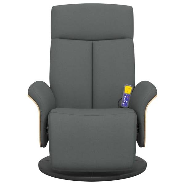 Fauteuil inclinable de massage 3030863 Gris - Polyester - 79 x 104 x 87 cm