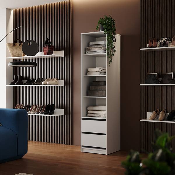 Kleiderschrank Elmo 60710 Reinweiß - 50 x 50 cm