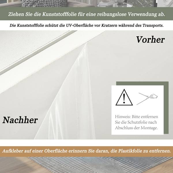 Couchtisch Epimetheus Ⅰ Weiß - Stahl - 70 x 36 x 70 cm