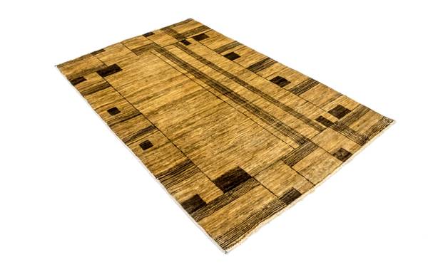 Orientteppich Oriental Gelb - Wolle - 94 x 1 x 147 cm