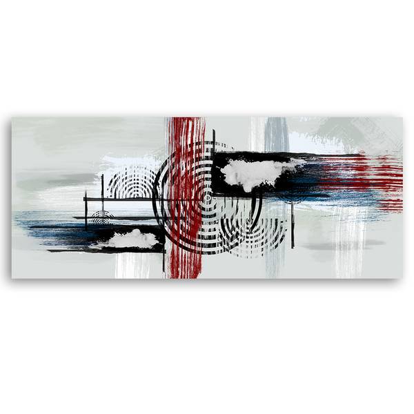 Wandbild abstraktion 90 x 30 cm