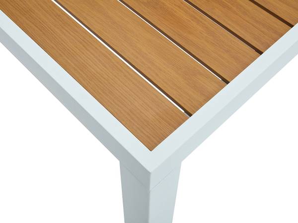 Gartenessgruppe im Set MACILA 140 x 74 x 140 cm