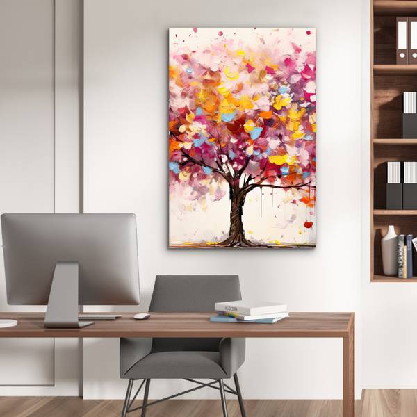 METALLBILD Aquarell 60 x 90 cm