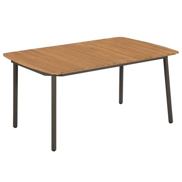 Garten-Essgruppe 3009113-2 (7-teilig) Schwarz - Braun