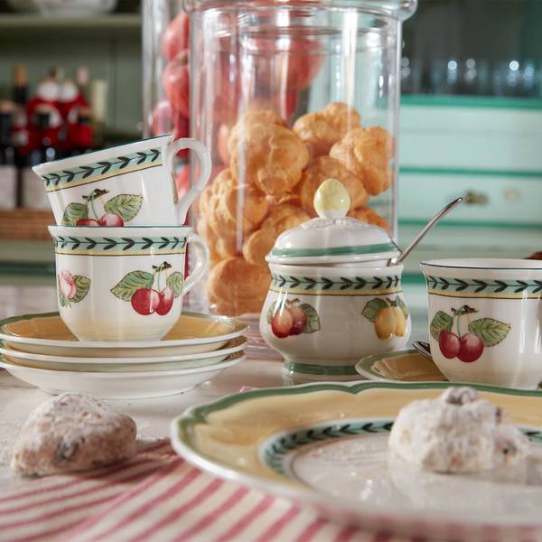 Suppenuntertasse French Garden Fleurence Porzellan - 17 x 2 x 17 cm