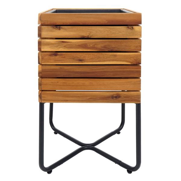 Pflanzkasten L25 (2er-Set) Braun - Akazie - 62 x 60 x 22 cm