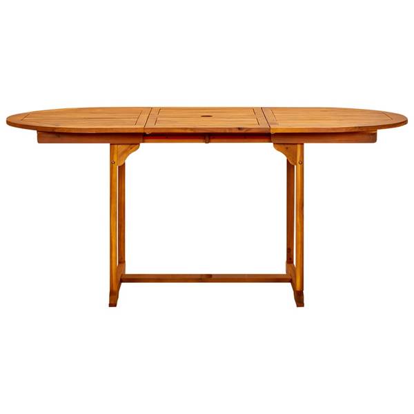 Gartentisch 3011259 Braun - Akazie - 170 x 75 x 170 cm