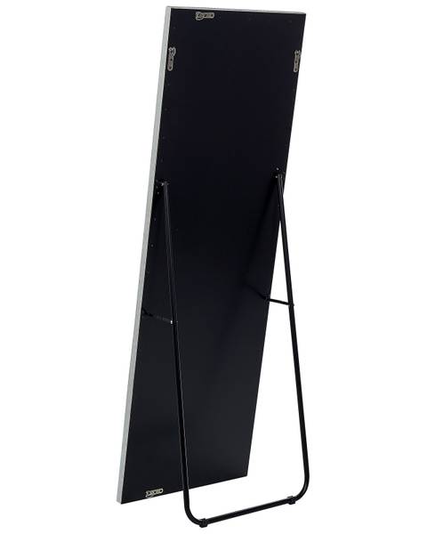 Staande spiegel LOCRONAN grijs - kunstleer - 50 x 150 x 33 cm