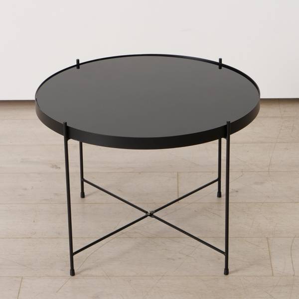 Couchtisch SHERIN Schwarz - Metall - 57 x 40 x 57 cm