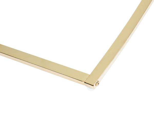 Couchtisch RINGGOLD Gold - Metall - 70 x 45 x 70 cm