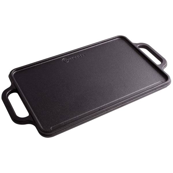 Grillplatte VIC-36058 Schwarz - Gusseisen - 21 x 1 x 21 cm