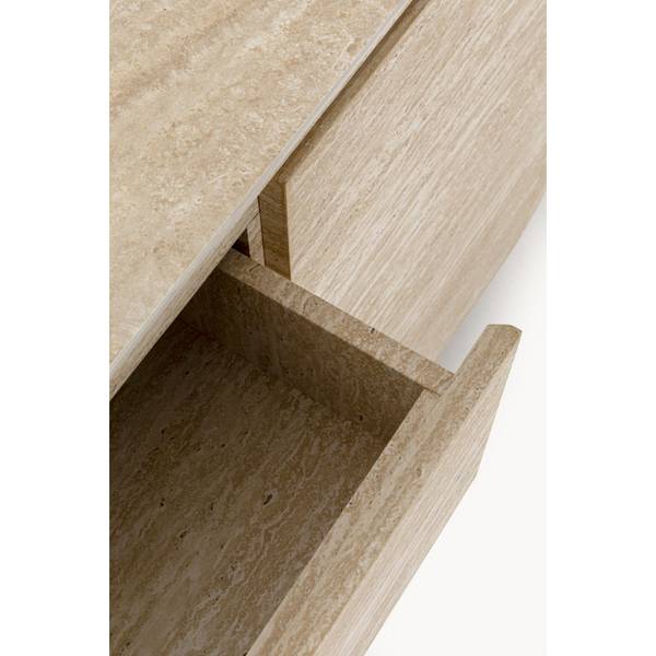 Sideboard Linnea Beige - Stahl - 180 x 78 x 42 cm