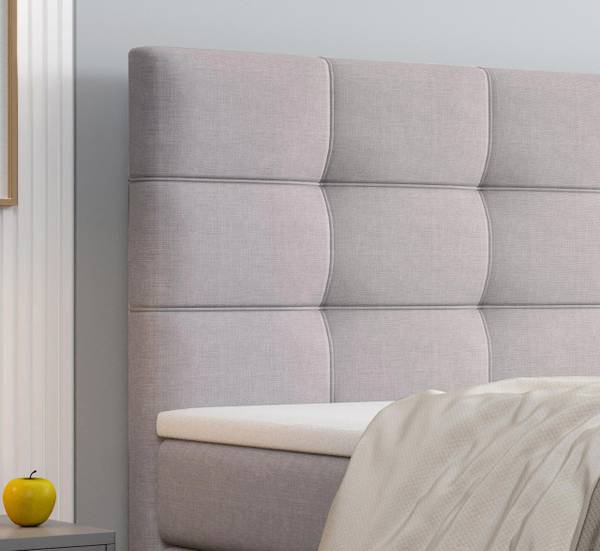 Boxspringbett PALMA Beige - Liegefläche Breite: 140 cm