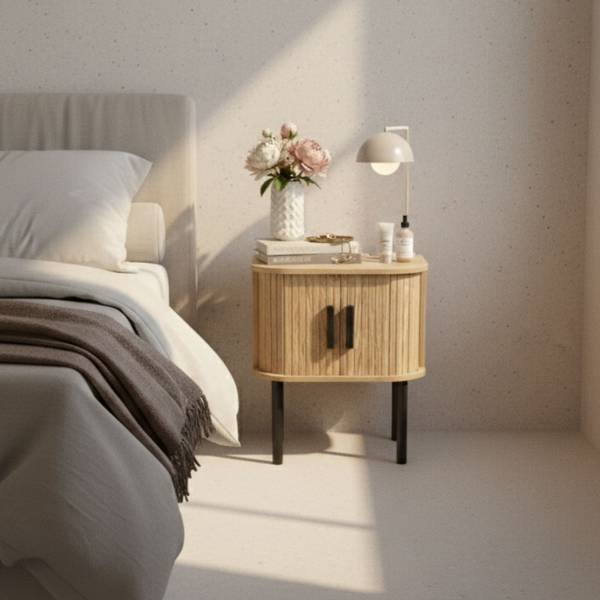 Nachttisch SCAVA Braun - Holzwerkstoff - 40 x 53 x 40 cm