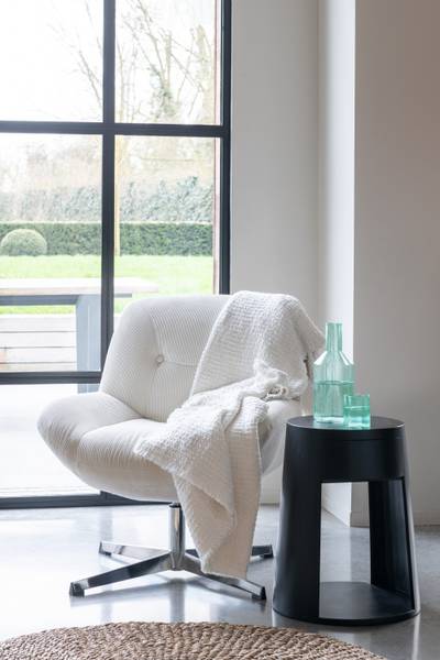 Decke FRMI Weiß - Textil - 130 x 1 x 180 cm