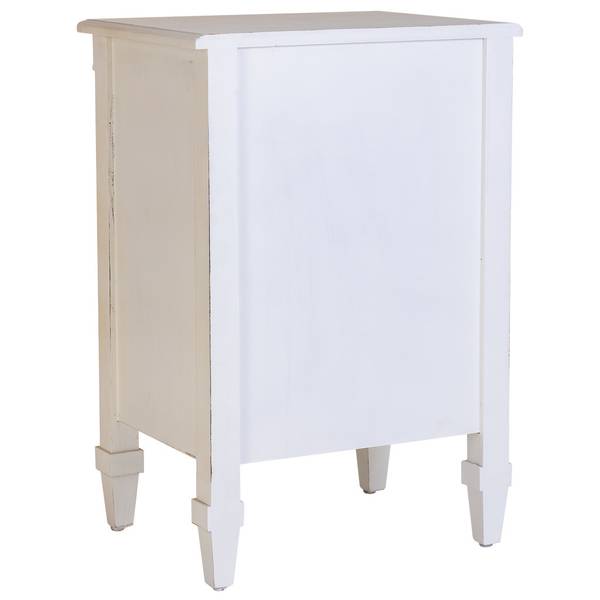 Beistelltisch Brisa Weiß - Holzwerkstoff - 46 x 68 x 36 cm