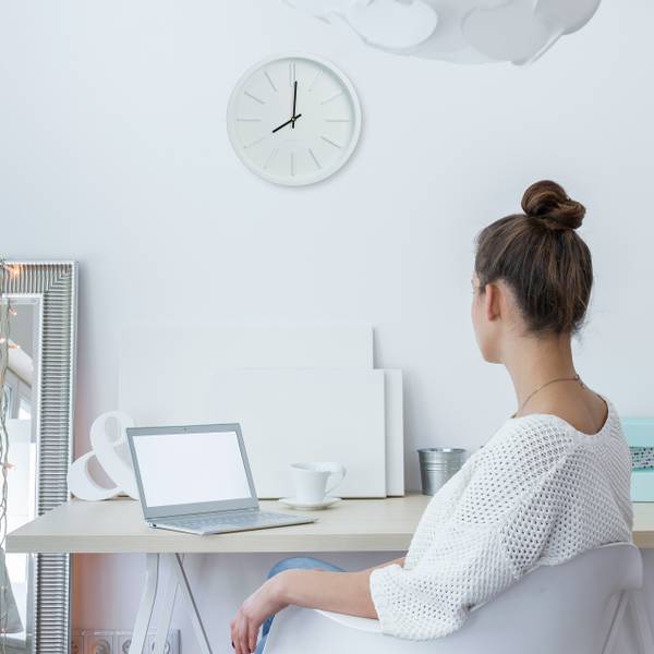 Wanduhr modern Metall - Kunststoff