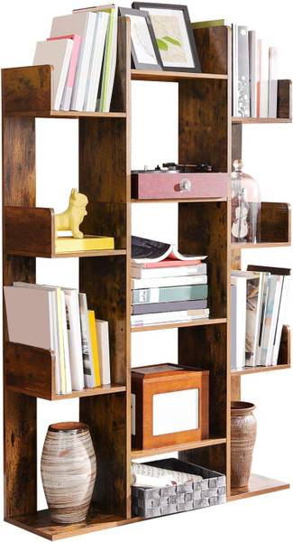 Bücherregal 100408 Braun - Holzwerkstoff - 98 x 32 x 19 cm