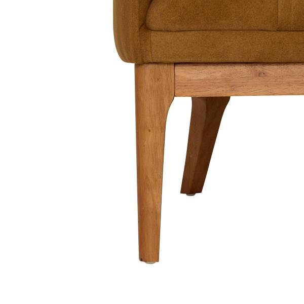 Fauteuil LIBOR Orange - Bois manufacturé - 74 x 75 x 78 cm