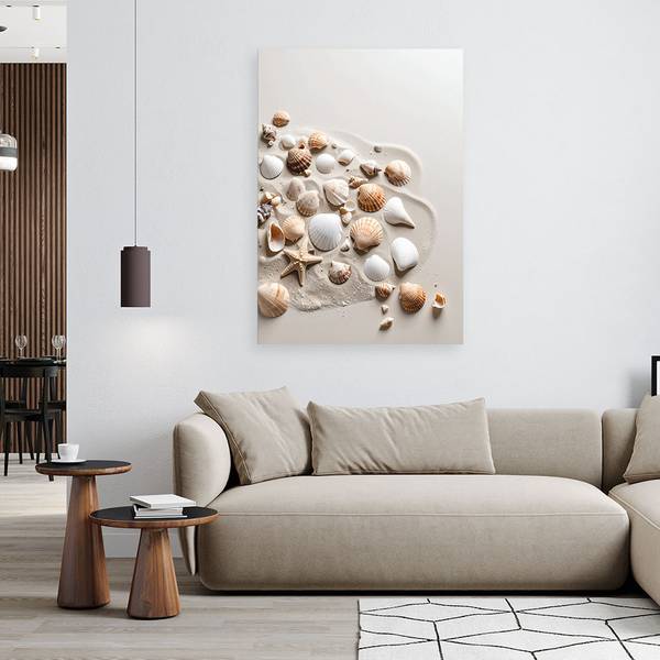 Wandbild Strand 70 x 100 cm