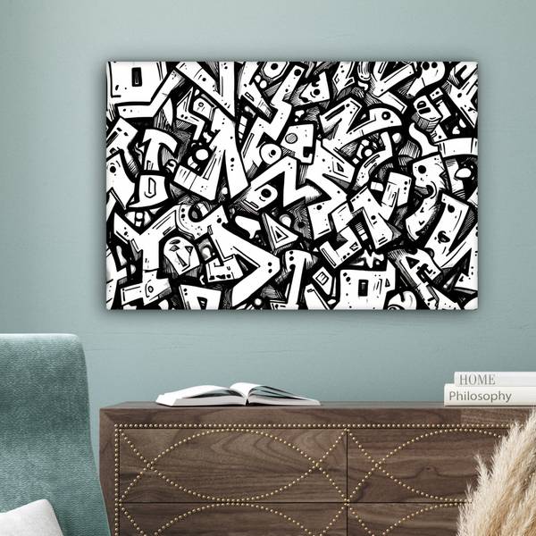 LEINWANDBILD Muster 90 x 60 cm