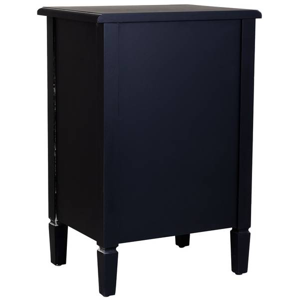 Beistelltisch Gaula Schwarz - Massivholz - 46 x 68 x 36 cm