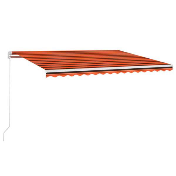 Markise 3006540-3 Braun - Orange - Polyester - Aluminium - 300 x 1 x 450 cm