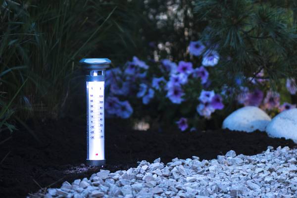 Außenthermometer MEEDTO21390003 Silber - Kunststoff - 9 x 57 x 9 cm