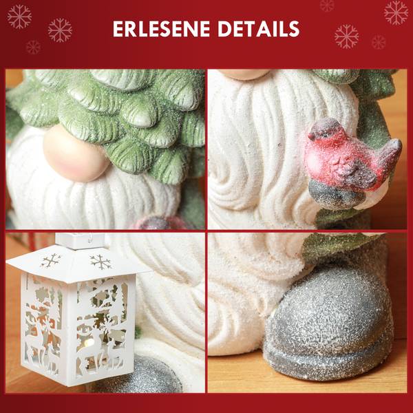 Weihnachtsfigur 844-994V00MX Grün - Metall - 21 x 42 x 28 cm