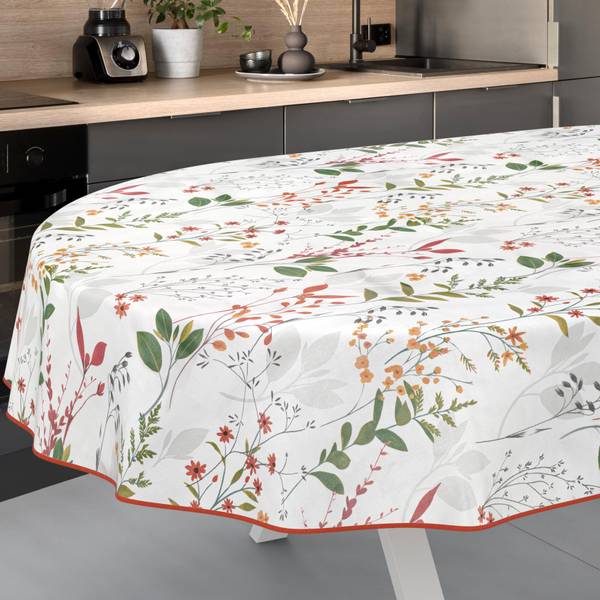 Wachstuchtischdecke Natur BO Tiefe: 200 cm