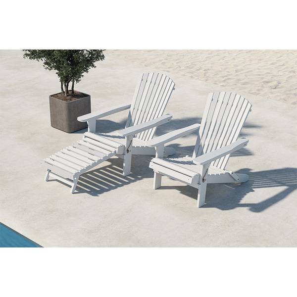 Chaise longue Tropea Blanc - Métal - 74 x 88 x 95 cm