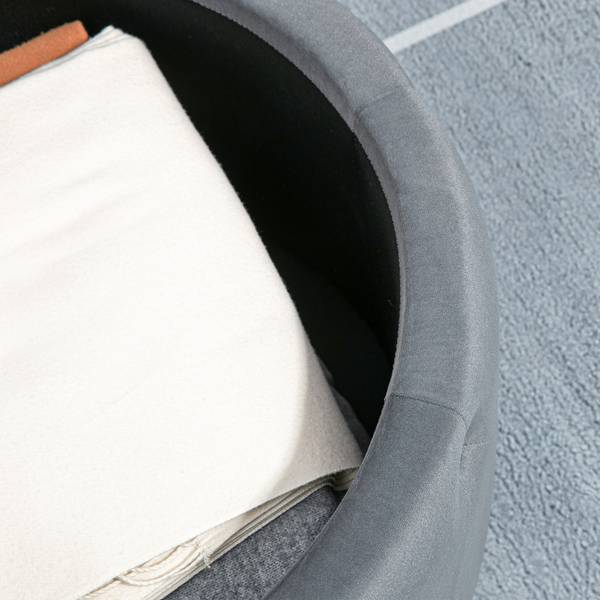 Sitzbank 838-351V00GY Grau - Kunststoff - 60 x 40 x 60 cm