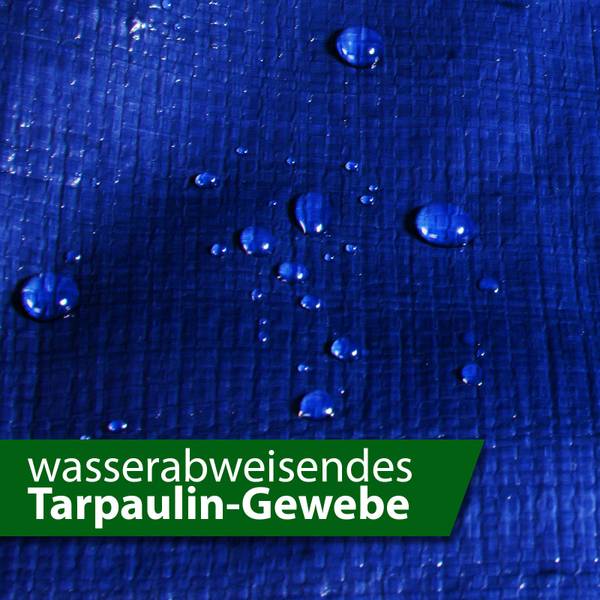 Abdeckplane 80 g/m² Blau - 200 x 300 cm