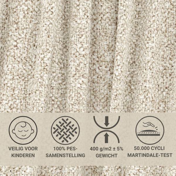 Lit à sommier Serene Beige - Largeur de la surface de couchage : 180 cm