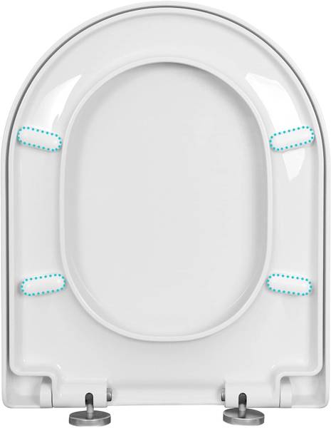 Toilettendeckel Giacomo Weiß - Kunststoff - 36 x 6 x 41 cm